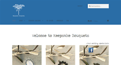 Desktop Screenshot of keepsakebouquets.co.nz